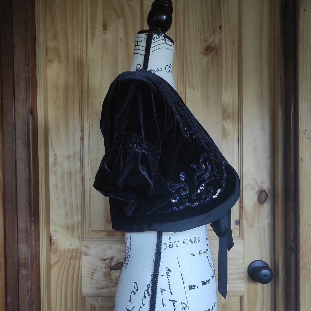 Ann Taylor LOFT Velvet Cardigan - Picture 3 of 4